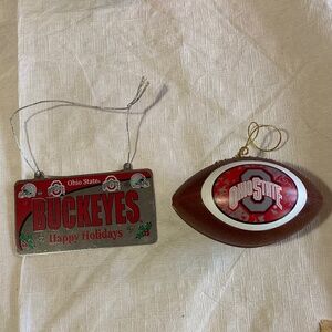 Two OSU Ornaments